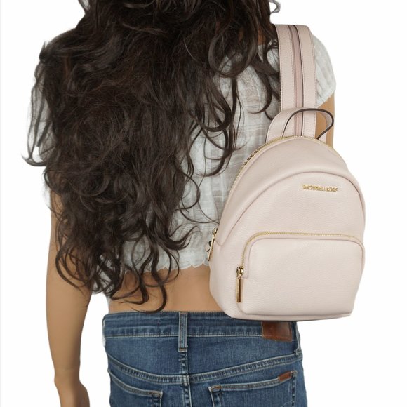 Michael Kors Erin S Leather Backpack Pink - Picture 1 of 12